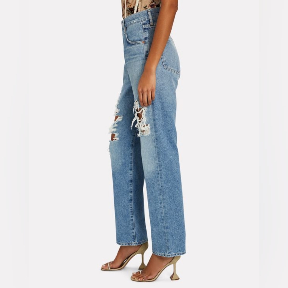 COH Citizens Of Humanity Emery Long Mid Rise Relaxed Straight Jeans Size 23 - Picture 13 of 16